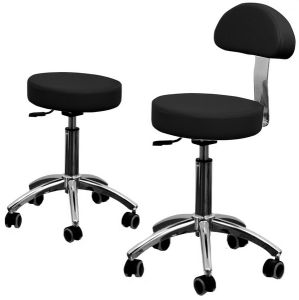 TABORET KOSMETYCZNY AM-304 CZARNY