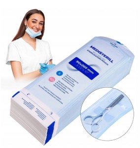 Torebki papierowo-foliowe płaskie CLAVIER 9 x 26 cm 200 szt.