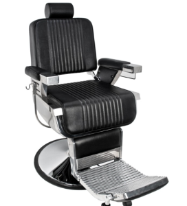 GABBIANO FOTEL BARBERSKI ROYAL CZARNY 