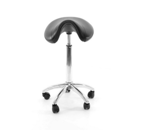 TABORET KOSMETYCZNY 001B CZARNY WYSOKI