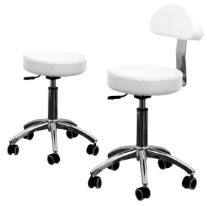 Taboret Kosmetyczny AM-304 biały