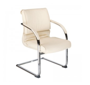 Krzesło do poczekalni kremowe