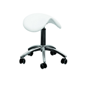 TABORET KOSMETYCZNY AM-302 BIAŁY