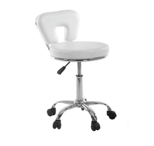 TABORET KOSMETYCZNY DO PEDICURE 9266 BIAŁY