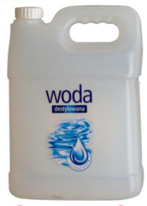 Woda destylowana ultraczysta