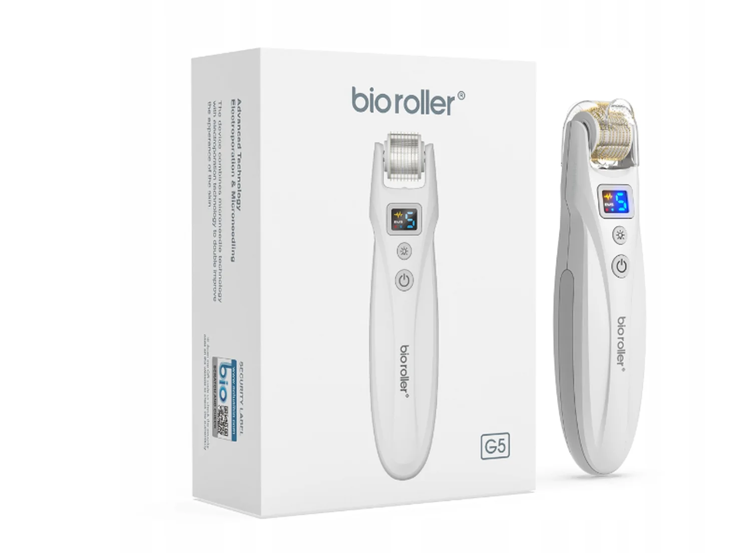 BioRoller 5G — urządzenie do mezoterapii mikroigłowej z EMS i LED
