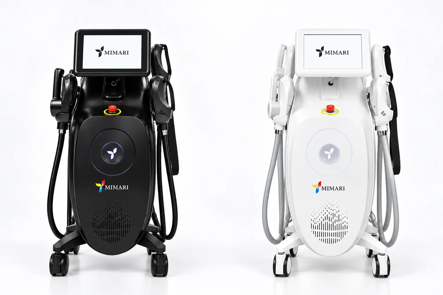 TetraShape EMS w dwóch wersjach kolorystycznych — czarnej i białej